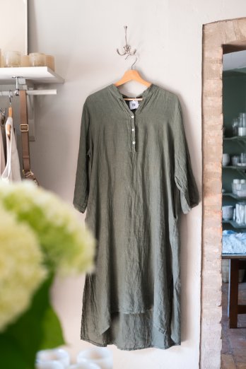 Long shirt dress army M/L