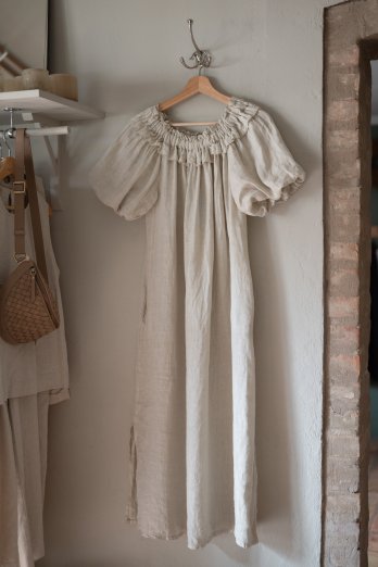 Milli linneklänning BEIGE