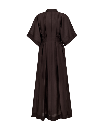 Cph muse molly dress maxi brown