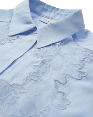 Cph muse molly lace shirt blue