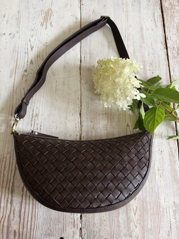 O my bag Leo maxi - chocolate Soft woven