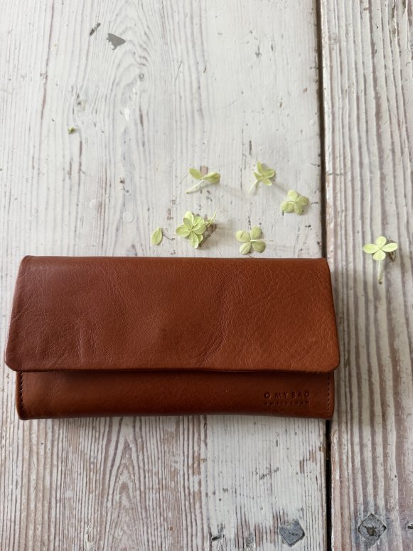 O my bag Pau Pouch Cognac Stromboli Leather