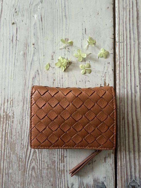 O my bag Jamie Wallet Woven wild oak