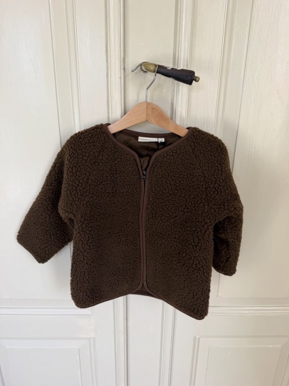 Lil atelier loose sherpa jacket