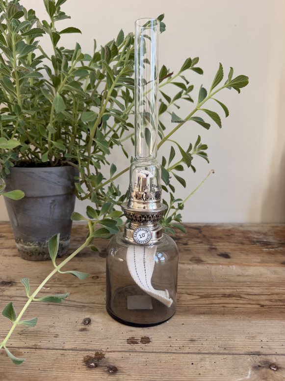 Fotogenlampa i rökfärgat glas SKEPPSHOLMEN
