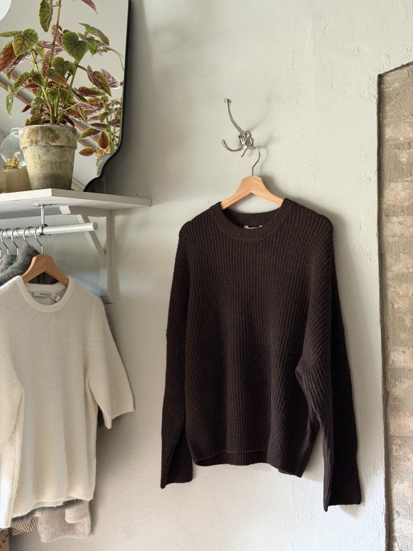 Mbym Gillian O-neck knit java