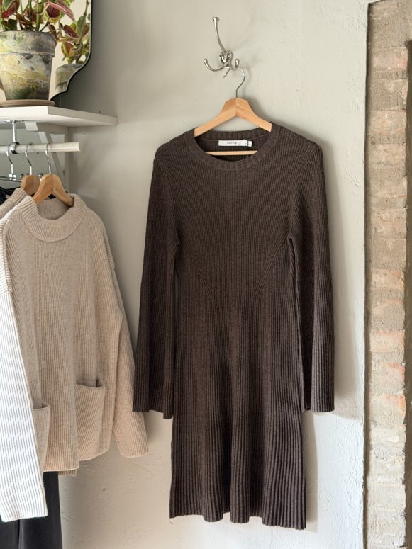Gestuz AntaliGZ wool short dress chestnut