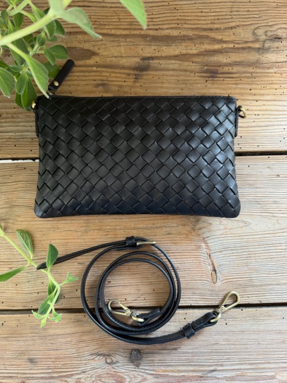 O my bag lexi woven classic leather