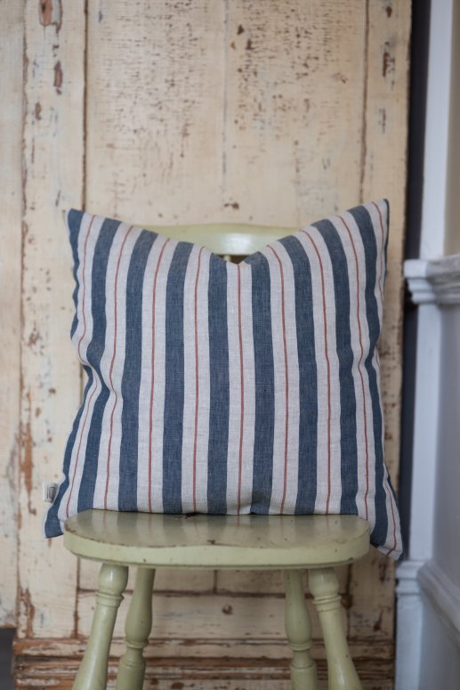 Live Linen Segue Cushion (Blue Segue)