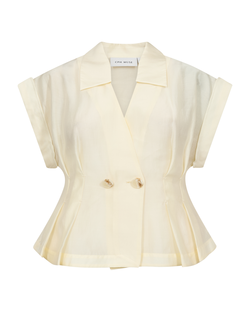 Cph Muse Molly Shirt Lemon Copenhagen Muse Varum rken Butiklinnea se